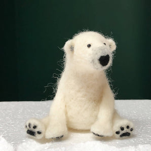 Needle Felting Kit - Polar Bear