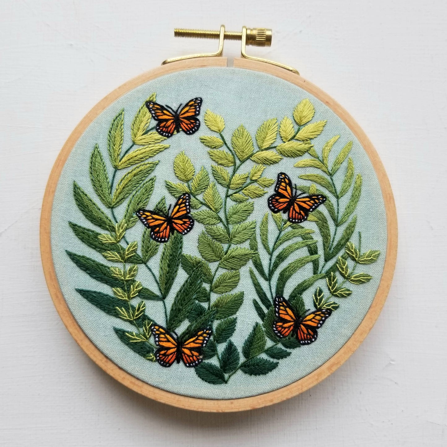 "Love Grows" Butterfly Embroidery Kit