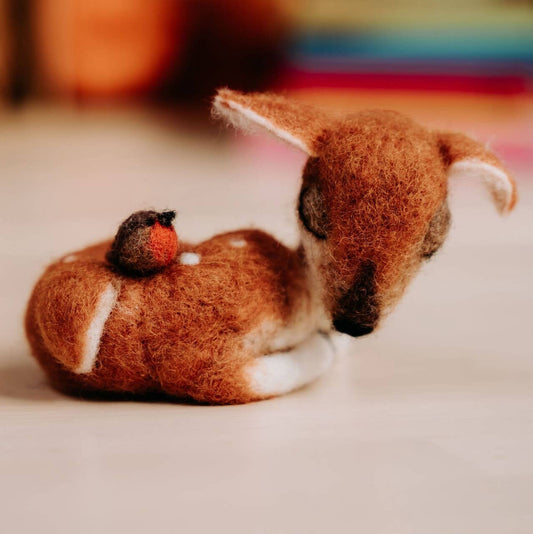 Sleepy Fawn Needle Felt Craft Kit - SLOLife Studio & Mercantile