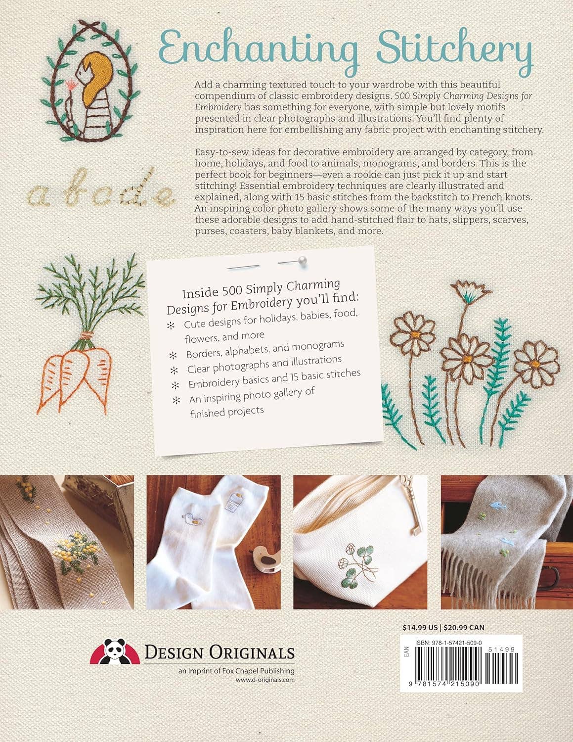 500 Simply Charming Designs for Embroidery - Easy-to-Sew!