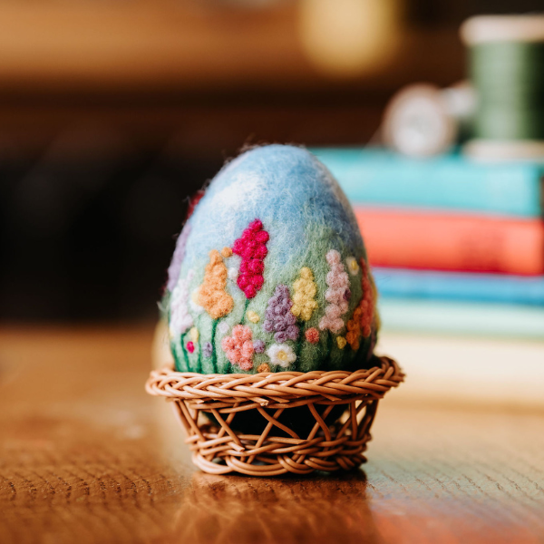 Cottage Garden Egg Needle Felting Craft Kit
