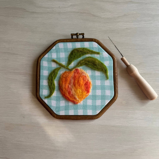 Just Peachy Painting With Wool Kit