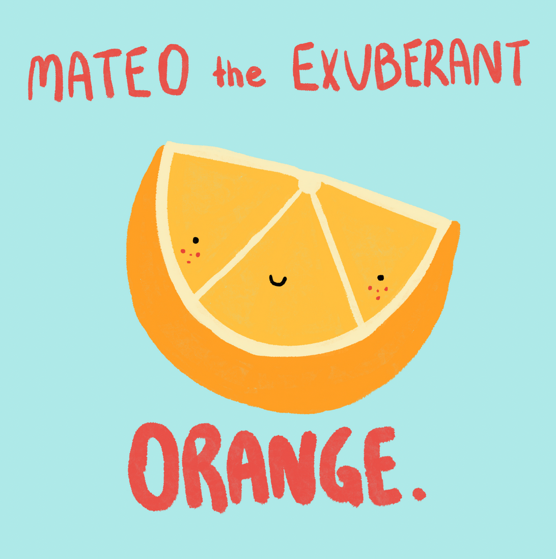 Mateo the  Exuberant Orange - DIY Craft Kit