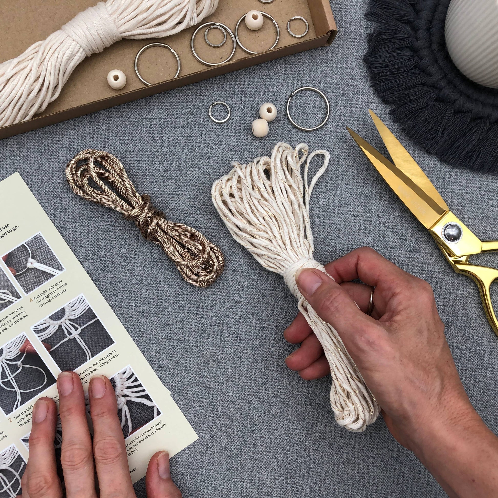 Macramé Snowflake Decorations Kit - SLOLife Studio & Mercantile