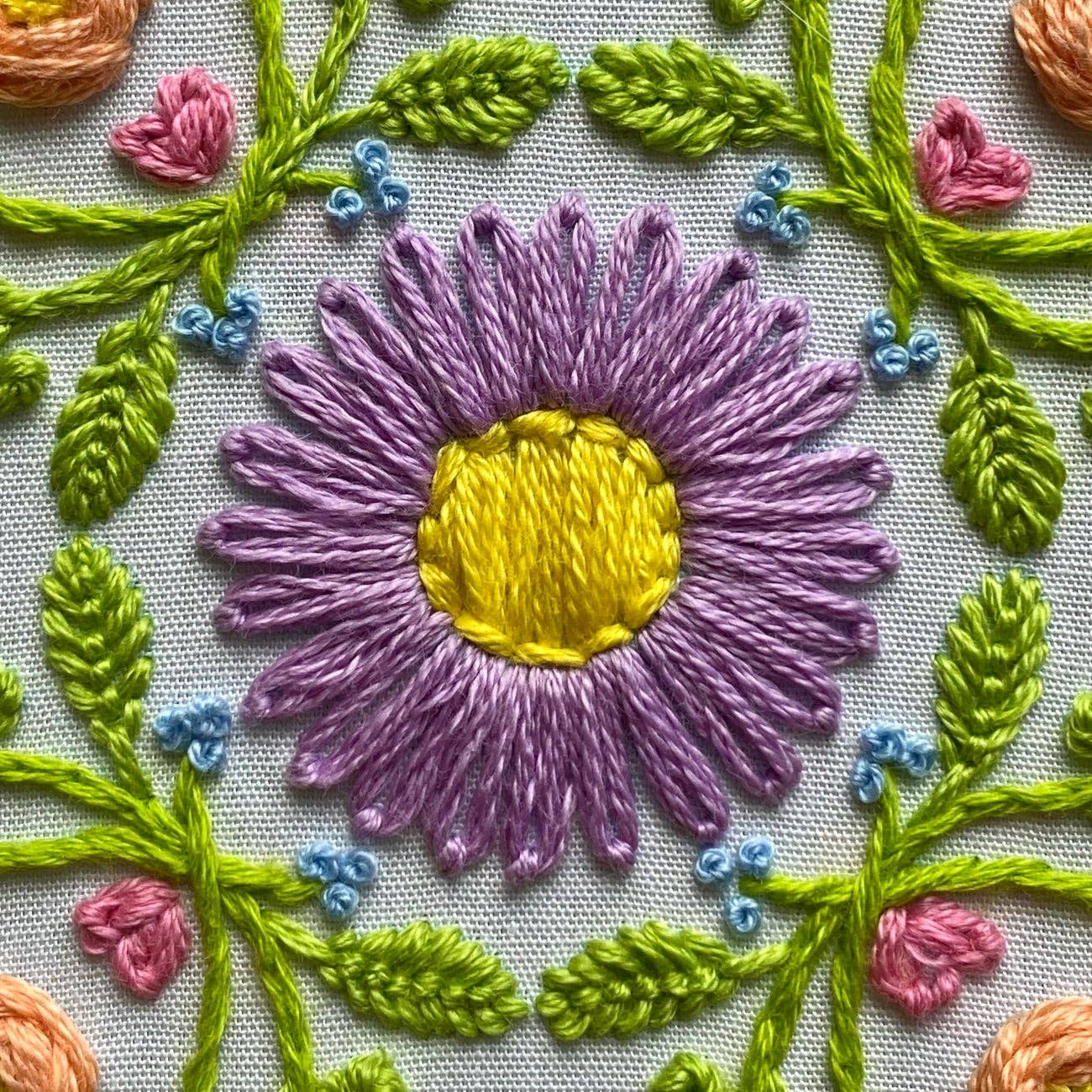 Bee Mandala Embroidery Kit