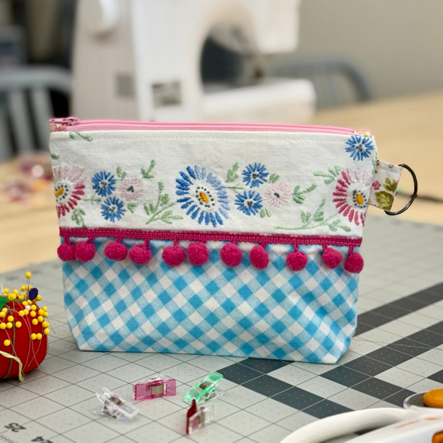 Zippered Pouch Sewing Workshop