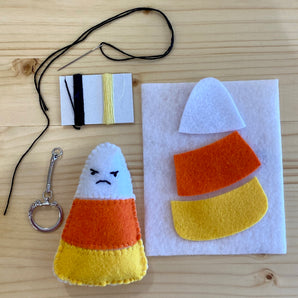 Candy Corn Keychain Kit