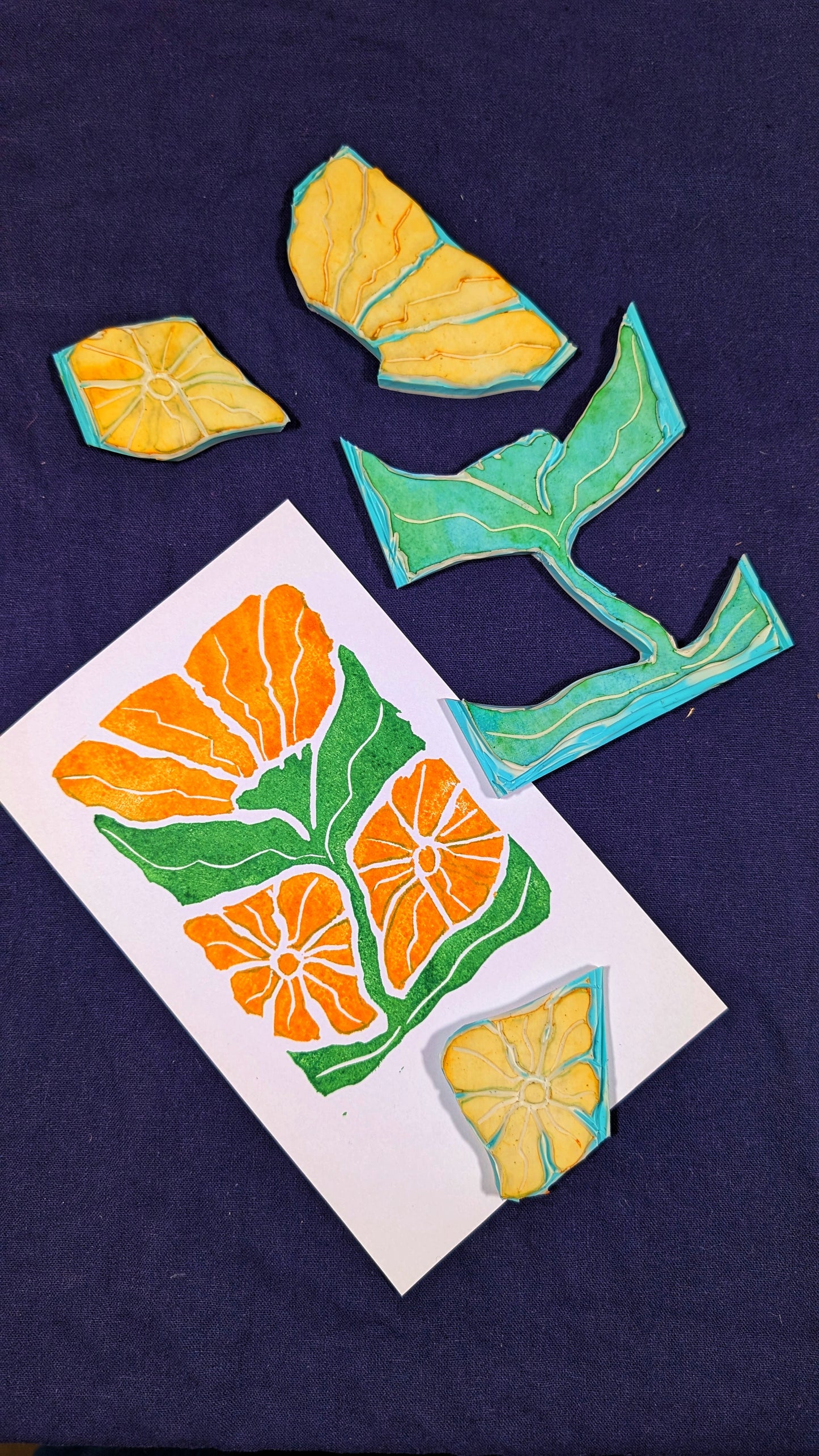 Intermediate Block Printing: Multi-Color Designs