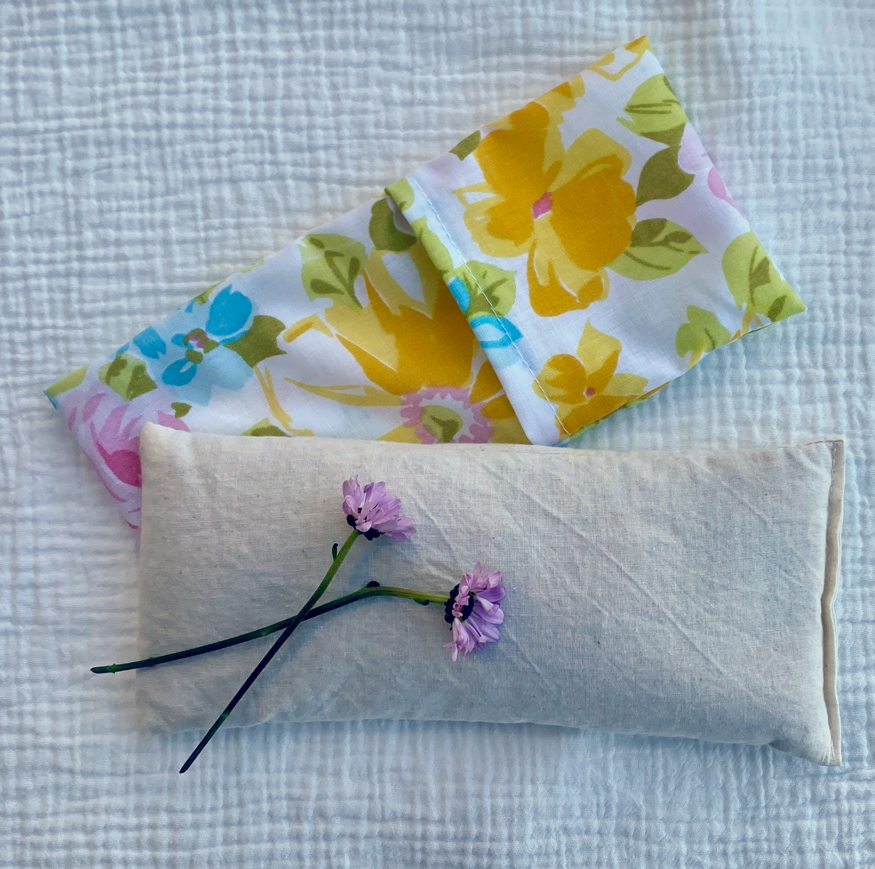 Sew a Flax and Lavender Eye Pillow - SLOLife Studio & Mercantile