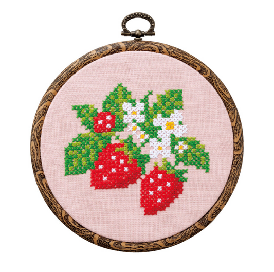 Strawberry Cross Stitch Kit