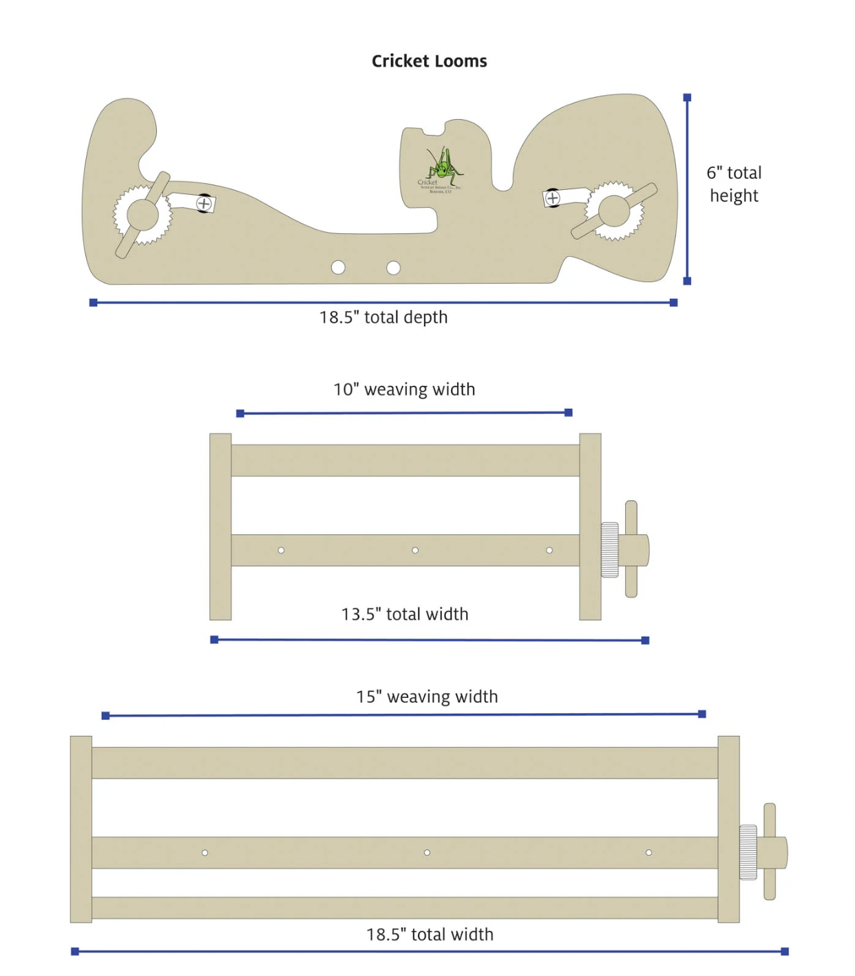 Schacht Cricket Rigid Heddle Loom 15"