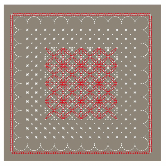 Sashiko Sampler  Kinmokusei H-15114