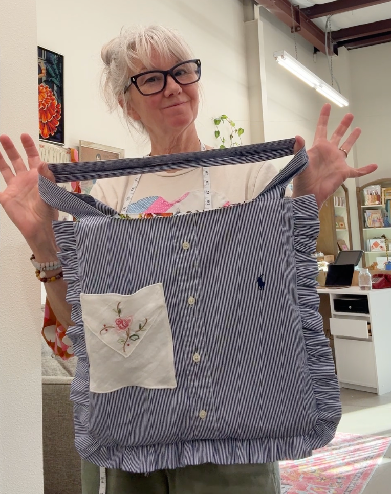 May Monthly Mending & Upcycle - Men's Shirt Refashions