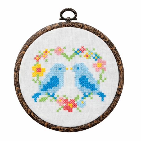 Love Birds Cross Stitch Kit