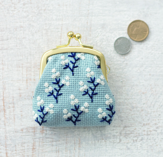 Mayflower Embroidery Coin Purse Kit