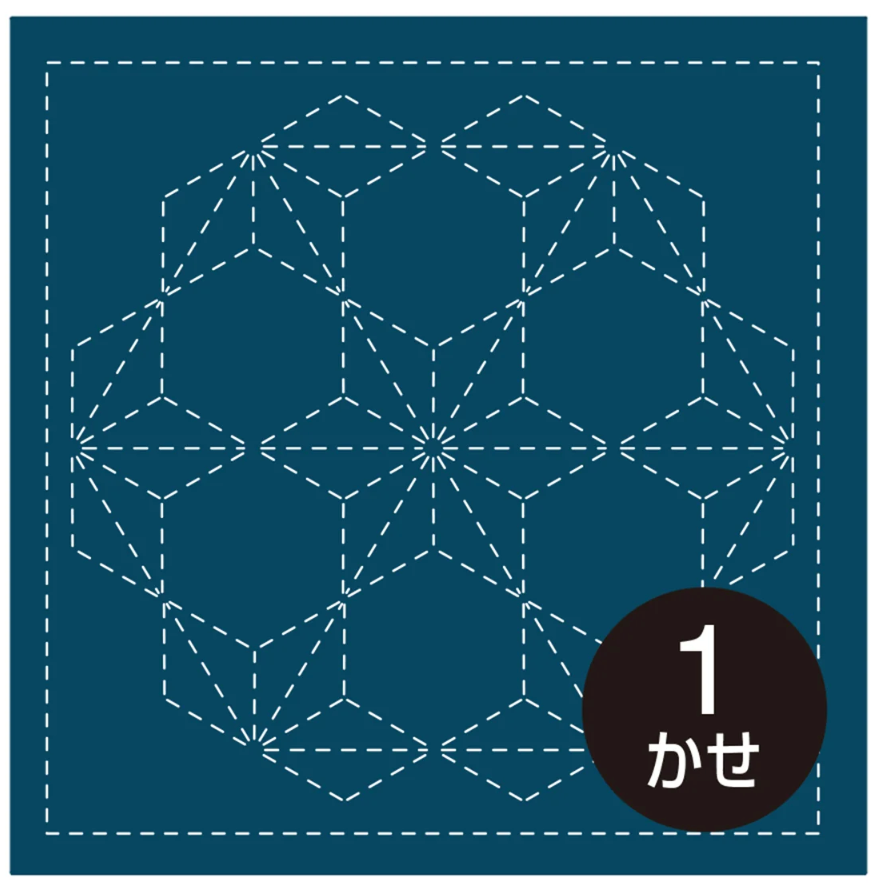 Sashiko Sampler - Tobi Asanoha 2