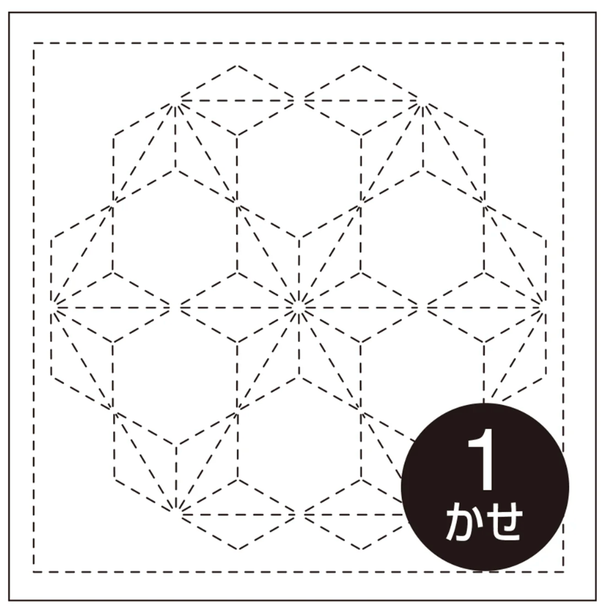 Sashiko Sampler - Tobi Asanoha 2