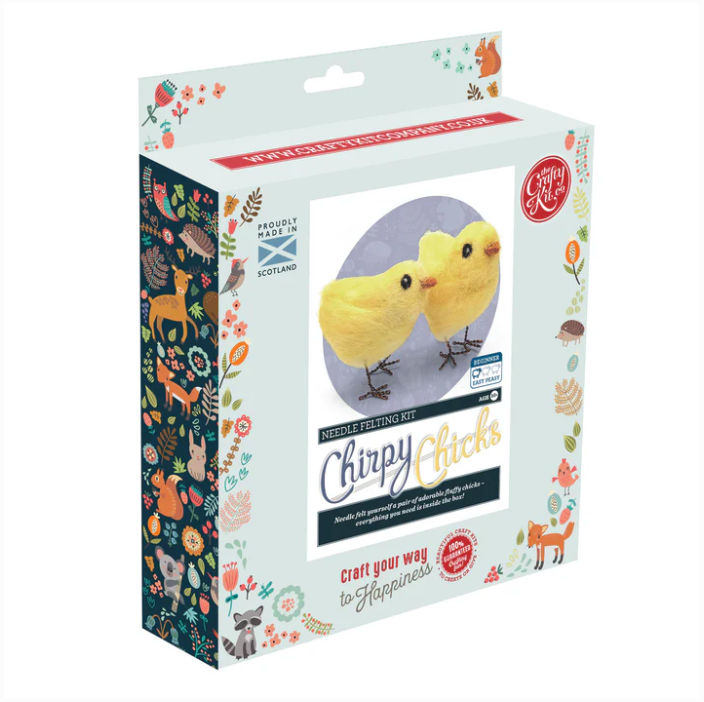 Chirpy Chicks - Needle Felting Kit