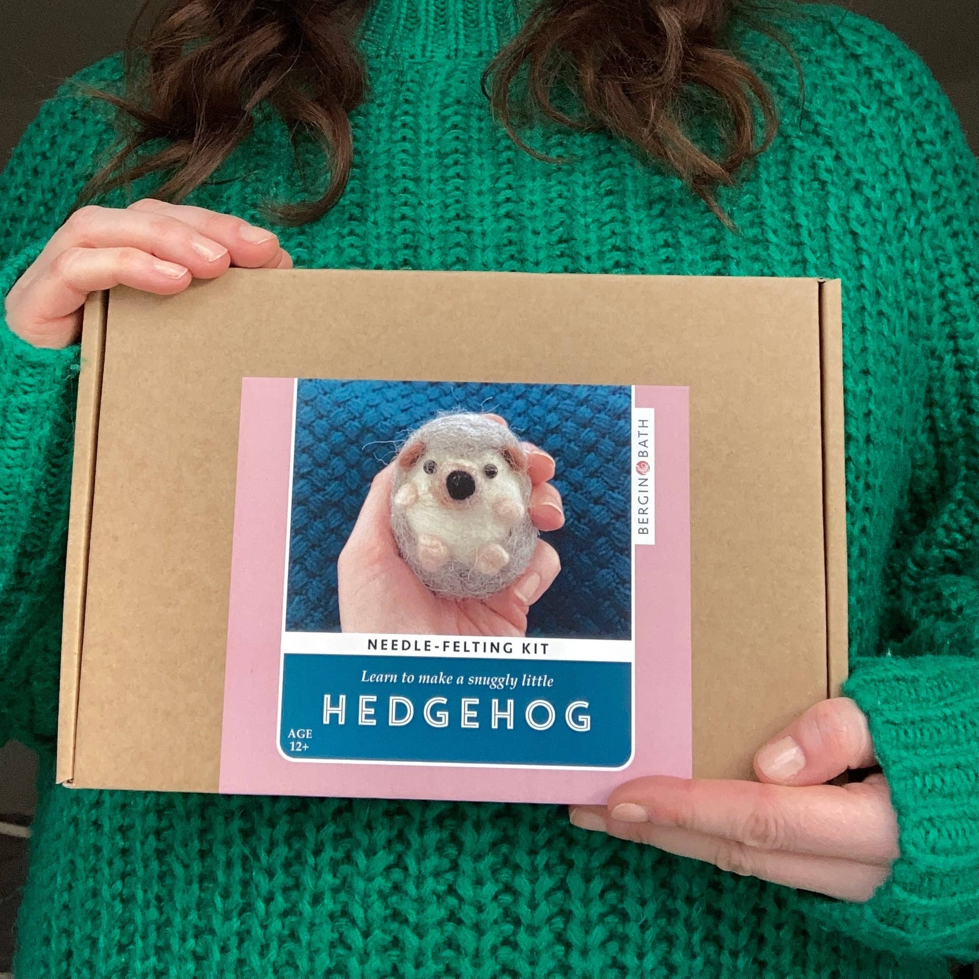 Hedgehog Needle Felting Kit - SLOLife Studio & Mercantile