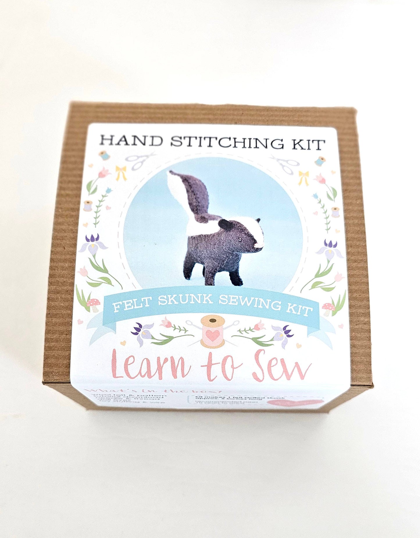 Felt Skunk Sewing Kit