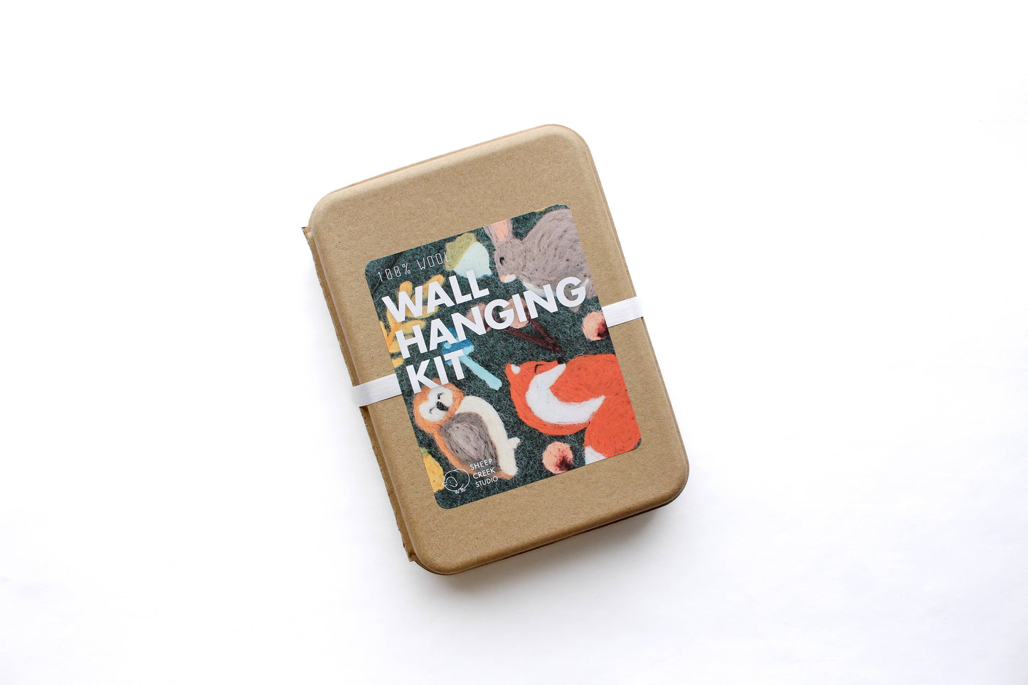 8"x8" Woodland Banner Felting Kit 