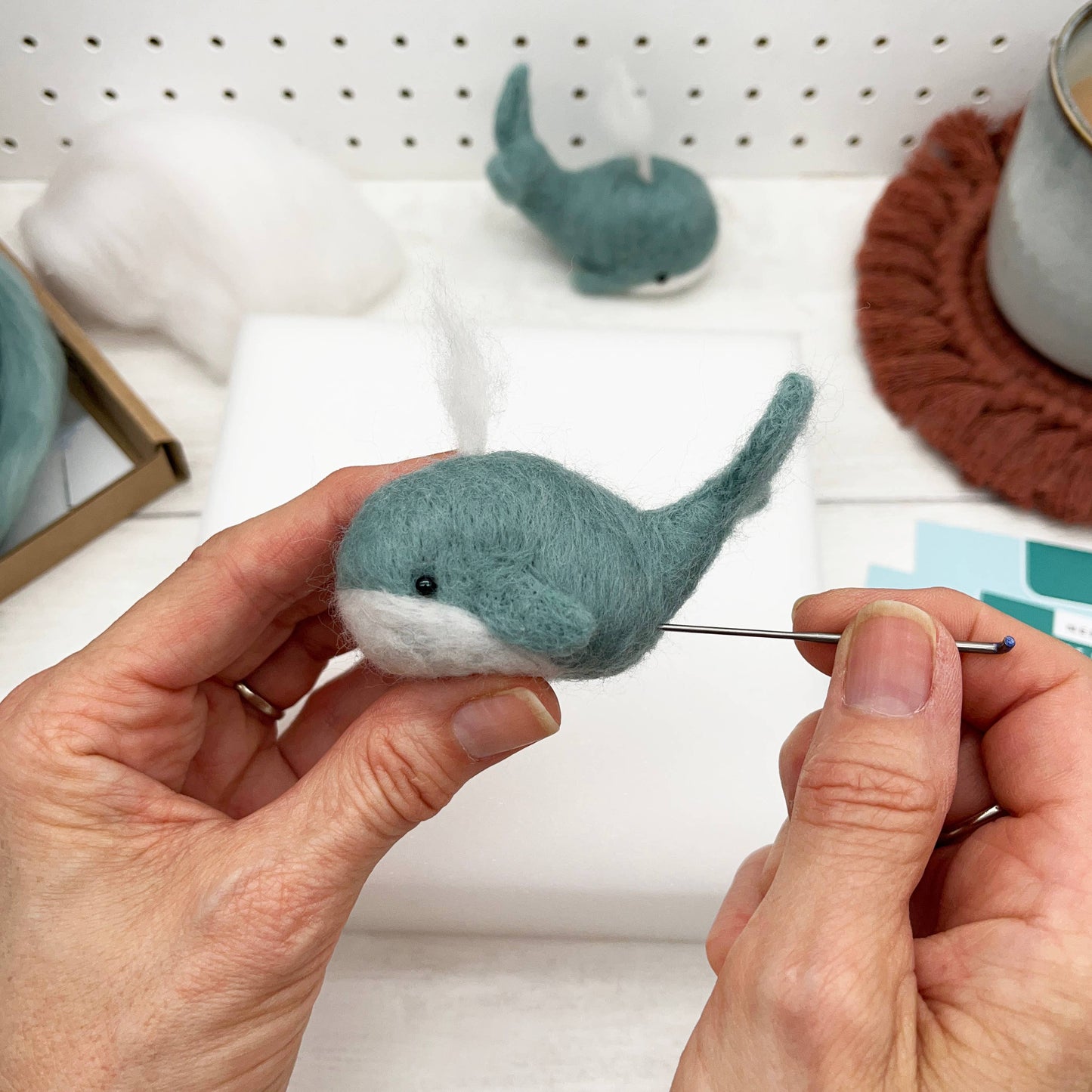 Whales Needle Felting Kit - SLOLife Studio & Mercantile