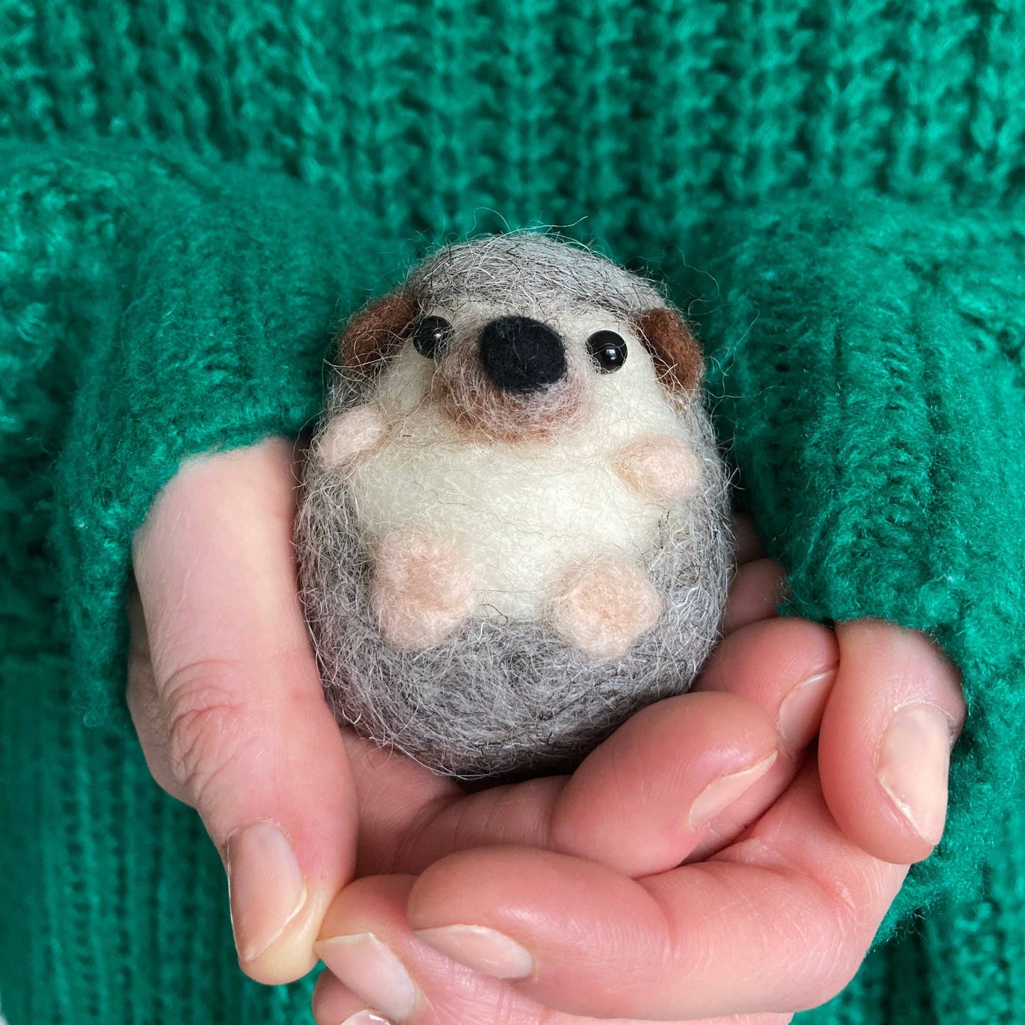 Hedgehog Needle Felting Kit - SLOLife Studio & Mercantile