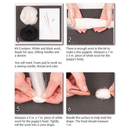 Puppies Felting Kit