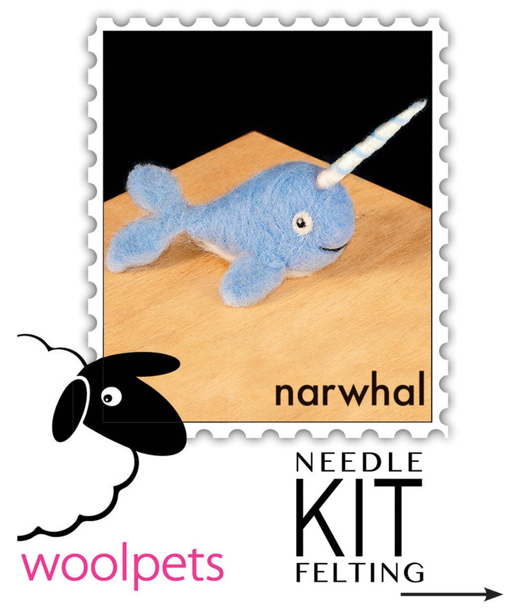 Narwhal Felting Kit - SLOLife Studio & Mercantile
