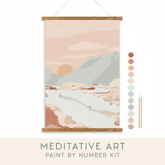 Walk in Nature Meditative Art Paint by Number Kit - SLOLife Studio & Mercantile