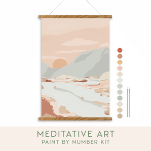 Walk in Nature Meditative Art Paint by Number Kit - SLOLife Studio & Mercantile