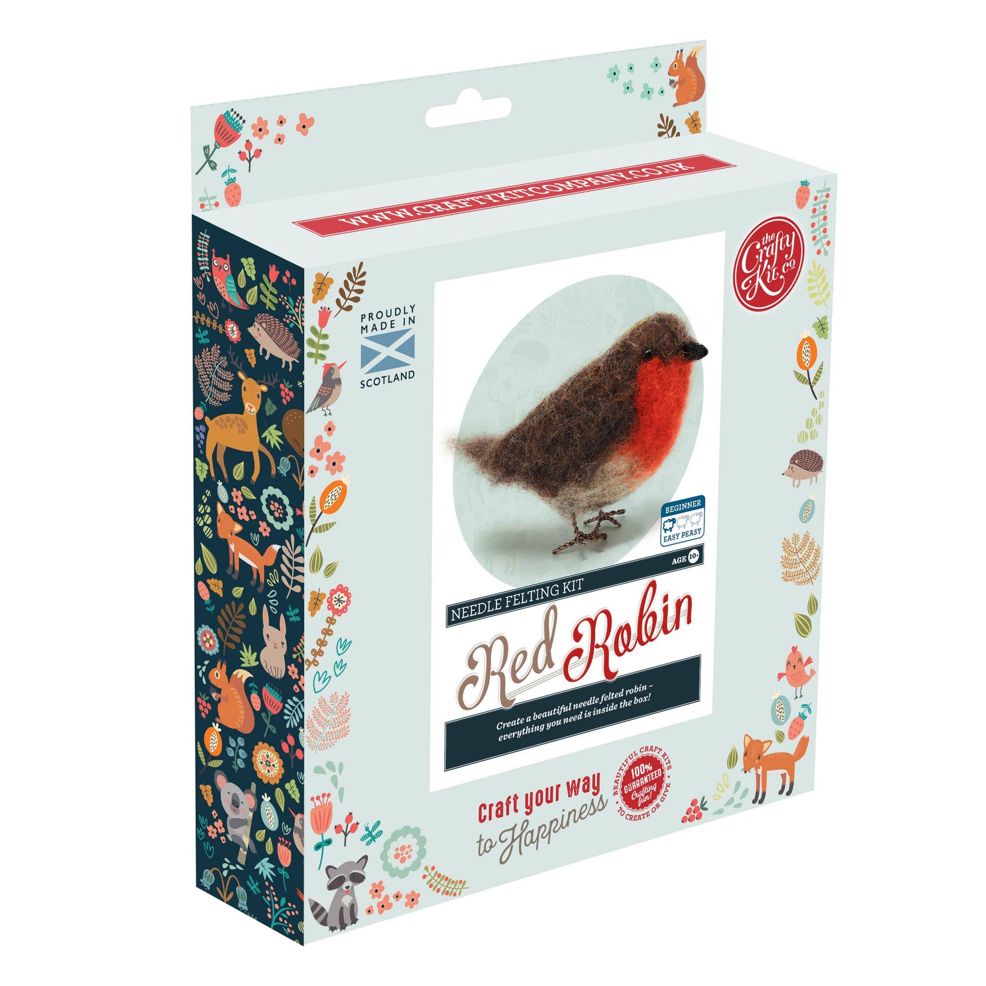 Red Robin Needle Felting Kit - SLOLife Studio & Mercantile