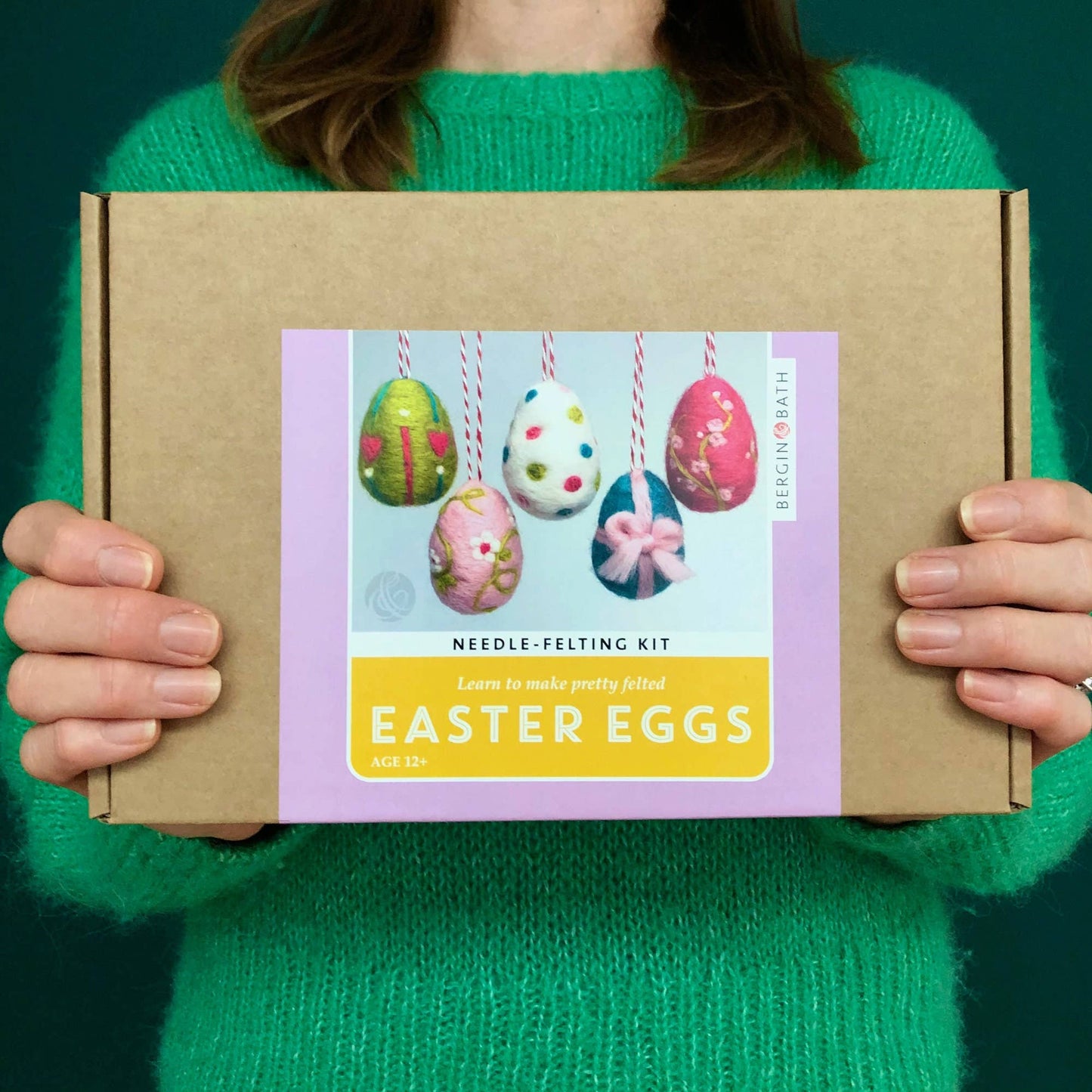 Easter Eggs Needle Felting Kit