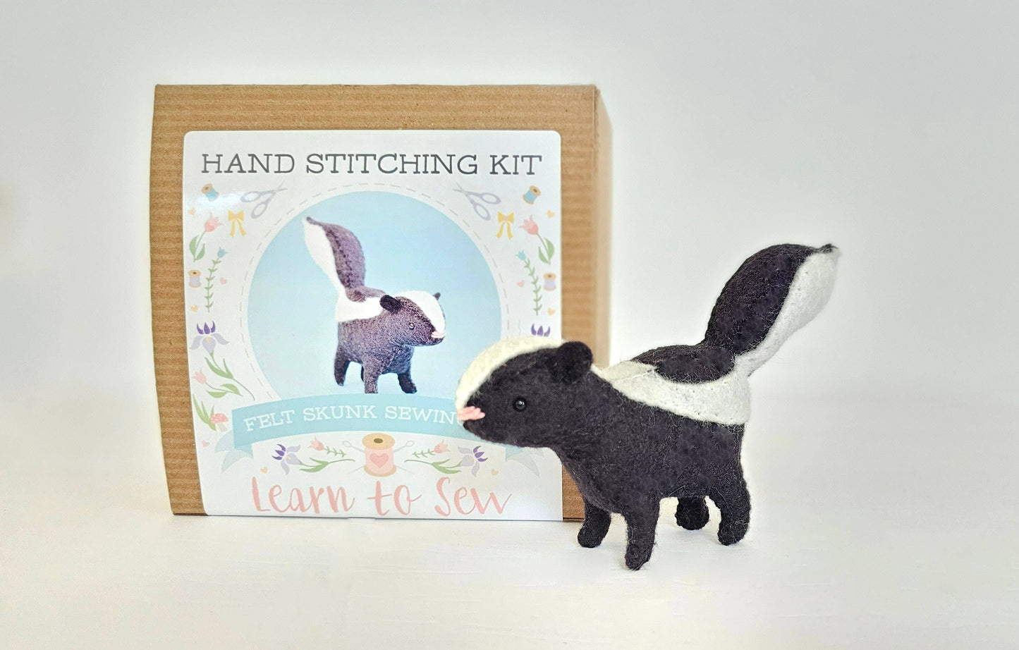 Felt Skunk Sewing Kit