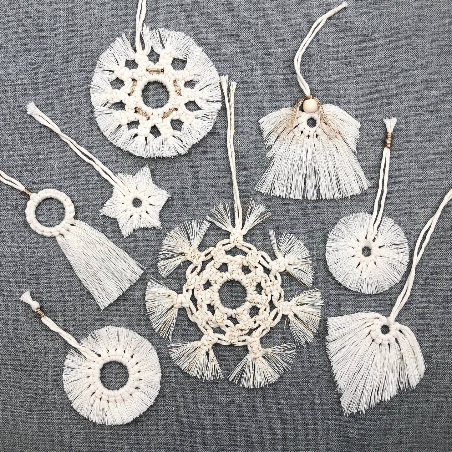 Macramé Snowflake Decorations Kit - SLOLife Studio & Mercantile