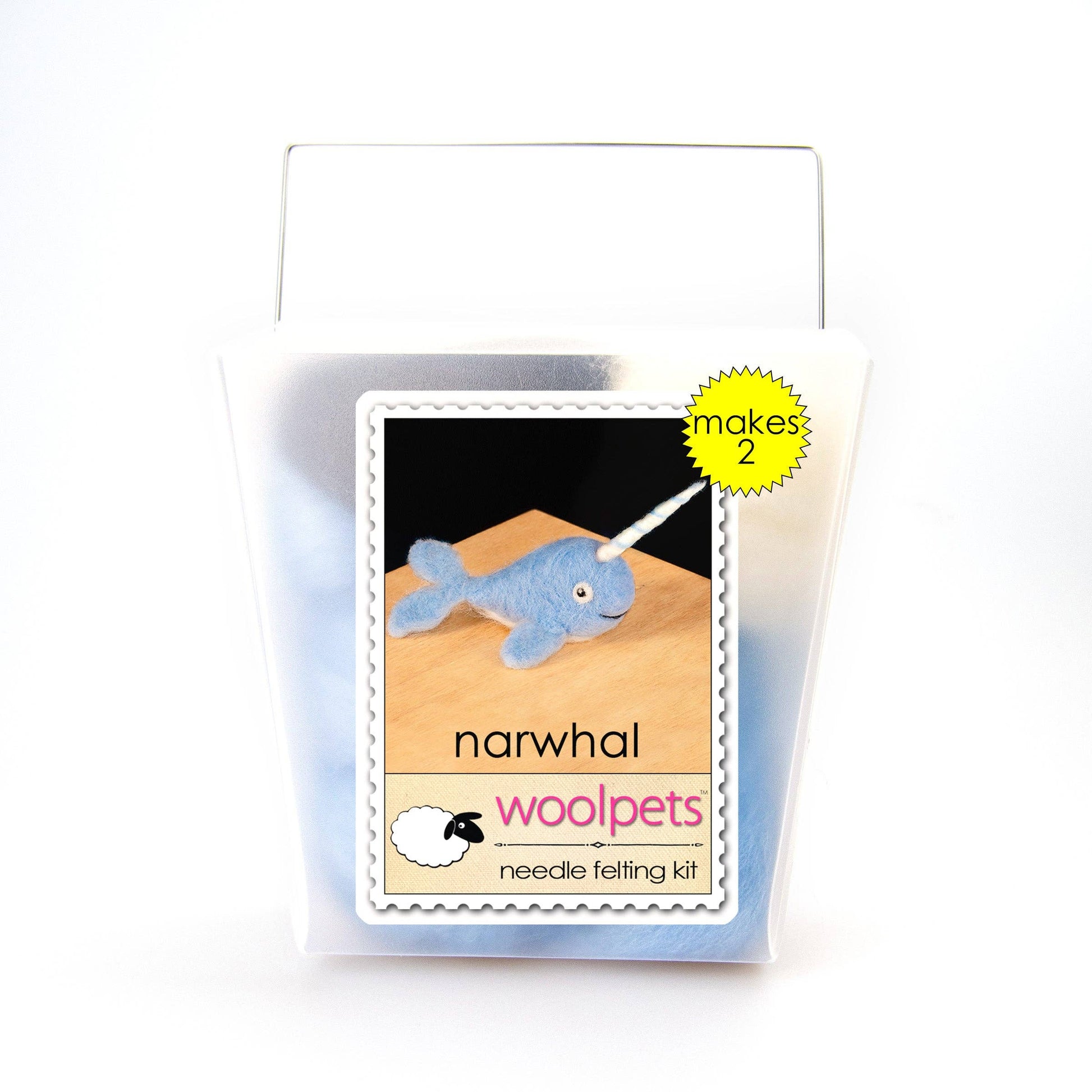 Narwhal Felting Kit - SLOLife Studio & Mercantile