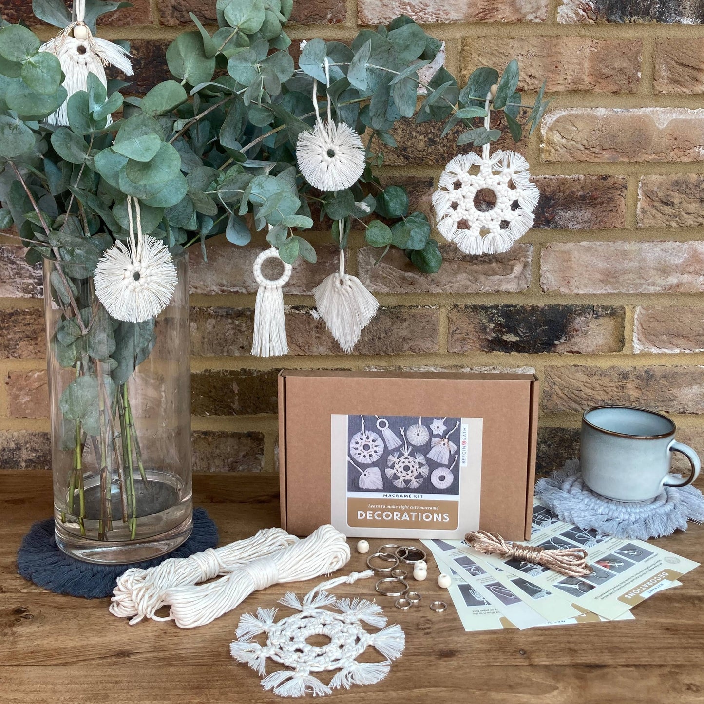 Macramé Snowflake Decorations Kit - SLOLife Studio & Mercantile