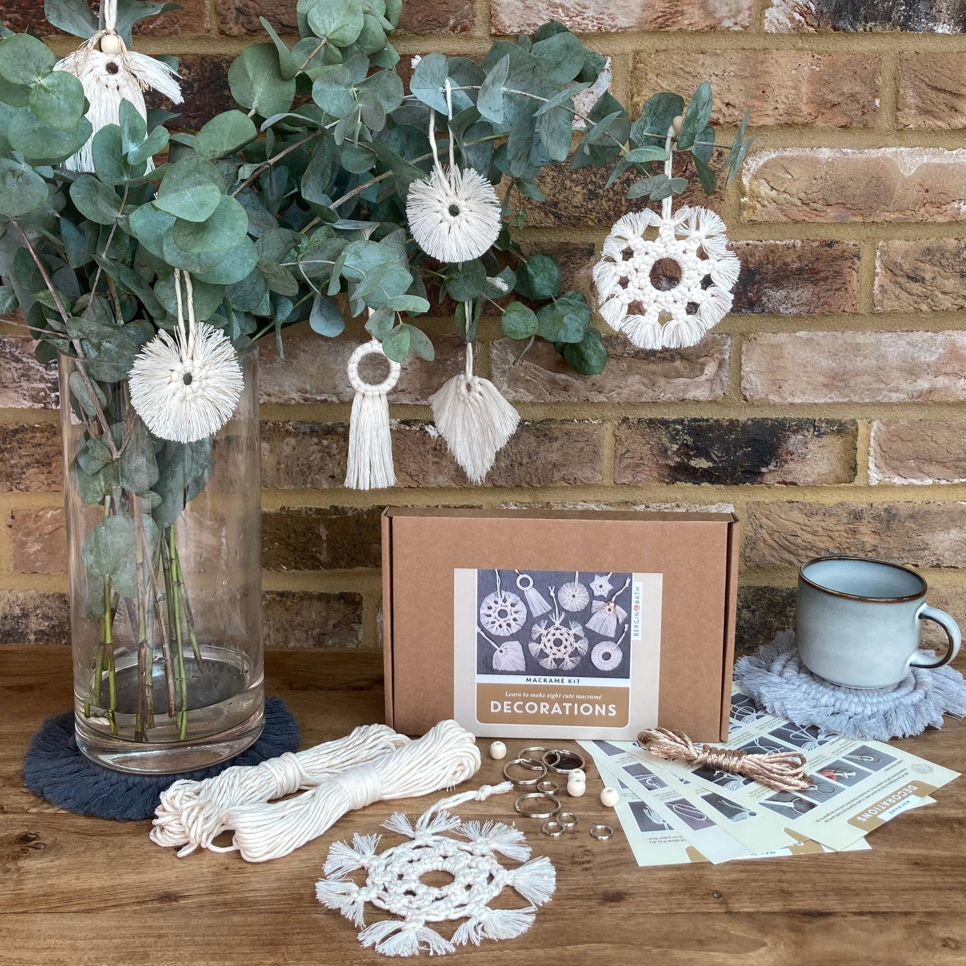 Macramé Snowflake Decorations Kit - SLOLife Studio & Mercantile