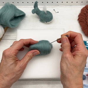 Whales Needle Felting Kit