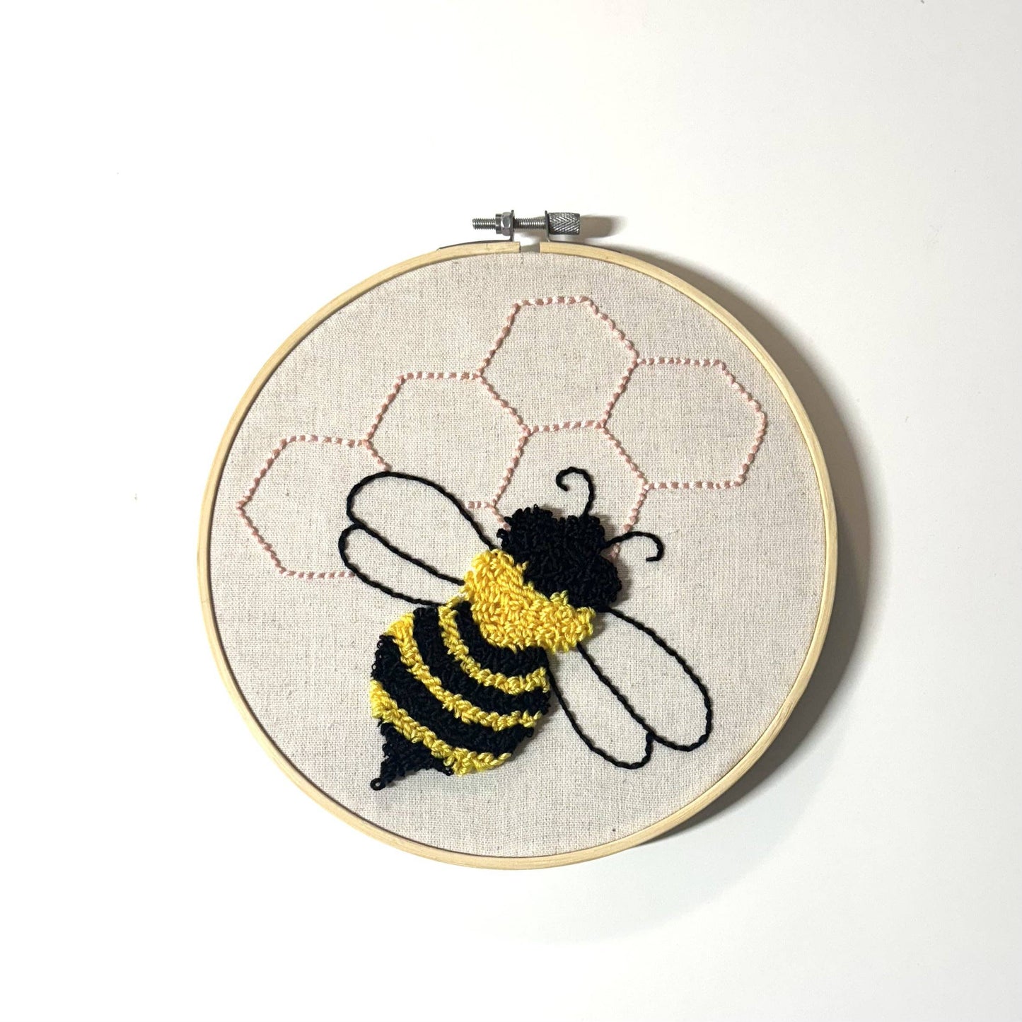 Honey Bee Floss Punch Embroidery Kit