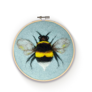 Bee in a Hoop Needle Felting Kit - SLOLife Studio & Mercantile