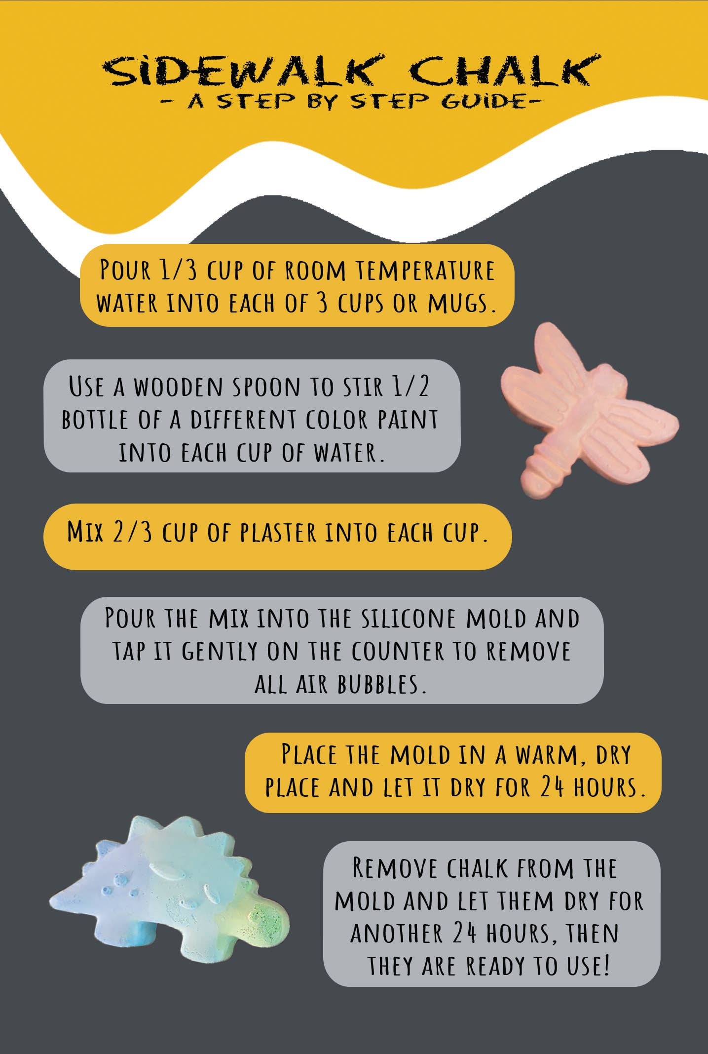 DIY Sidewalk Chalk