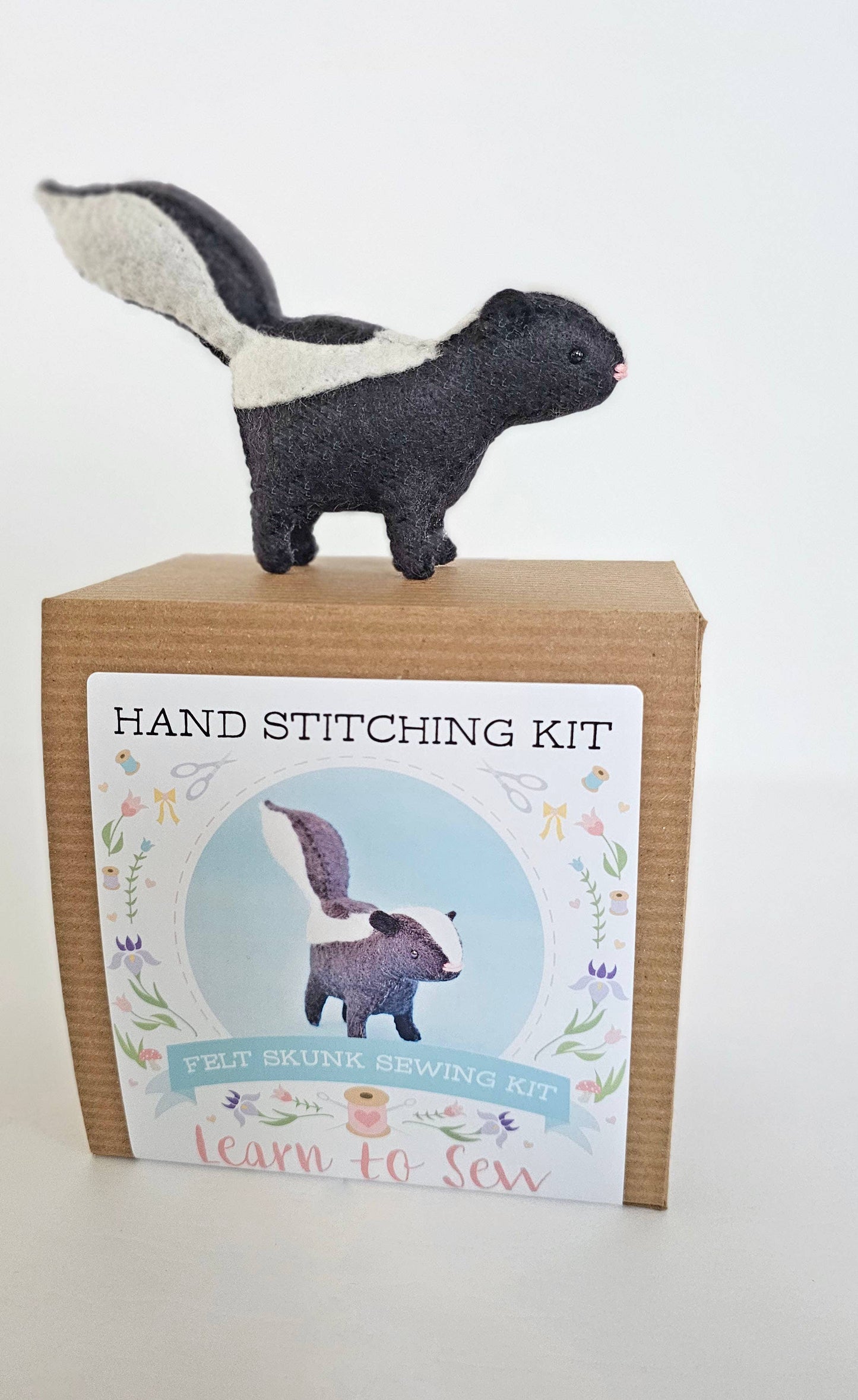 Felt Skunk Sewing Kit