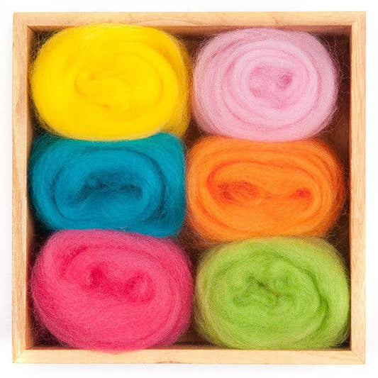 Tropical Wool Roving Set