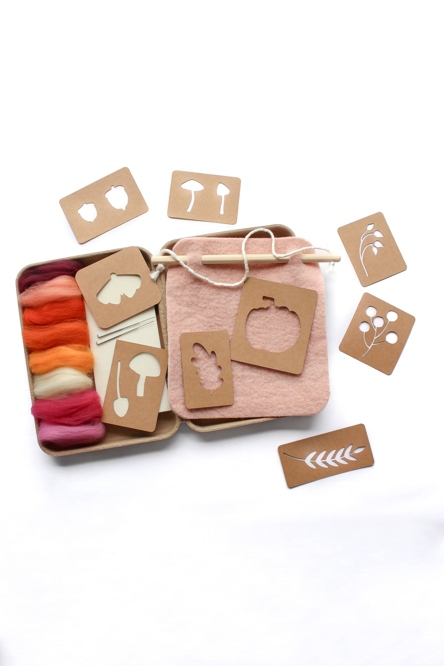 8"x8" Fall Banner Felting Kit