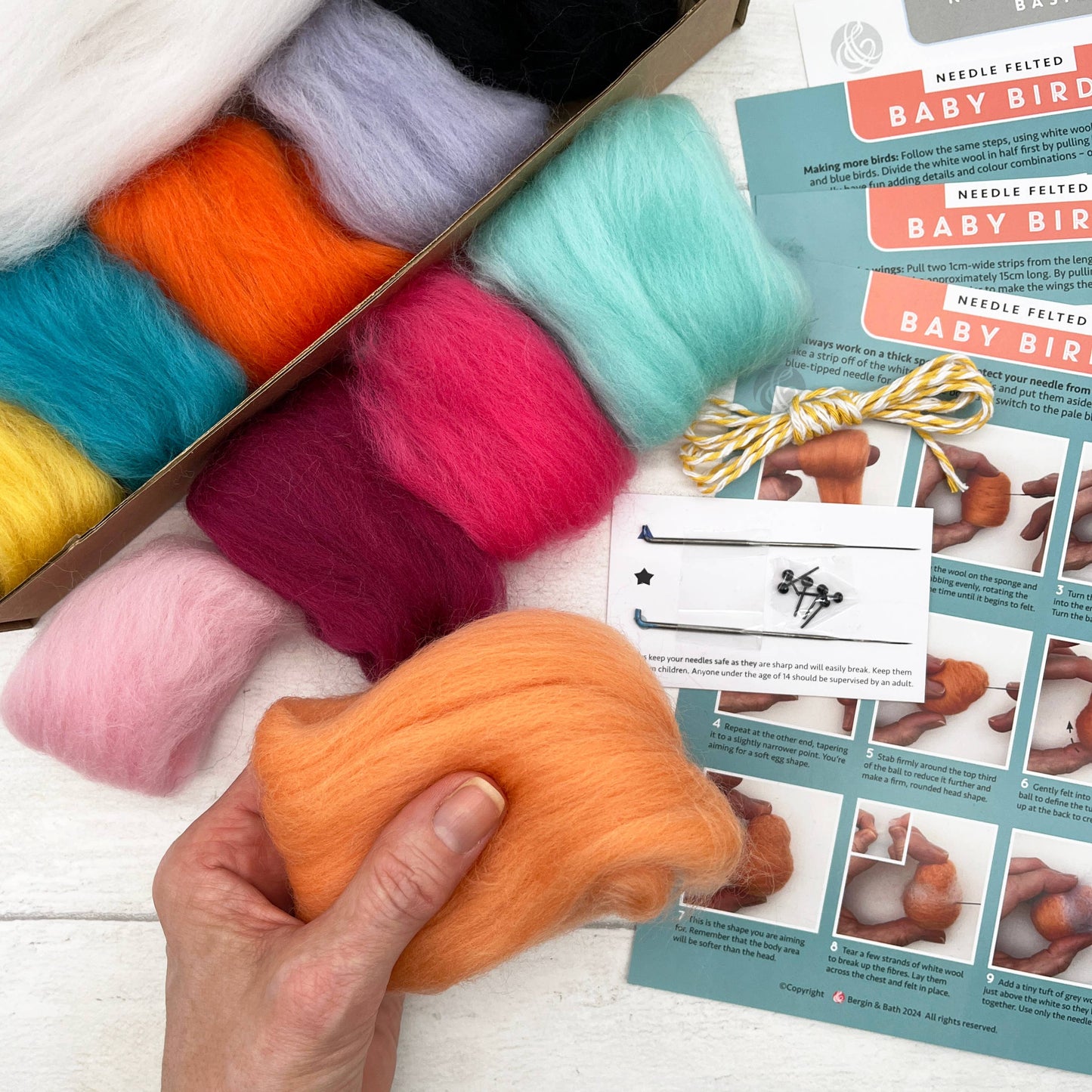 Baby Birds Needle Felting Kit - SLOLife Studio & Mercantile