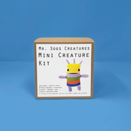 Mini Creature DIY Plush Sewing Kit - Yellow