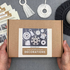 Macramé Snowflake Decorations Kit