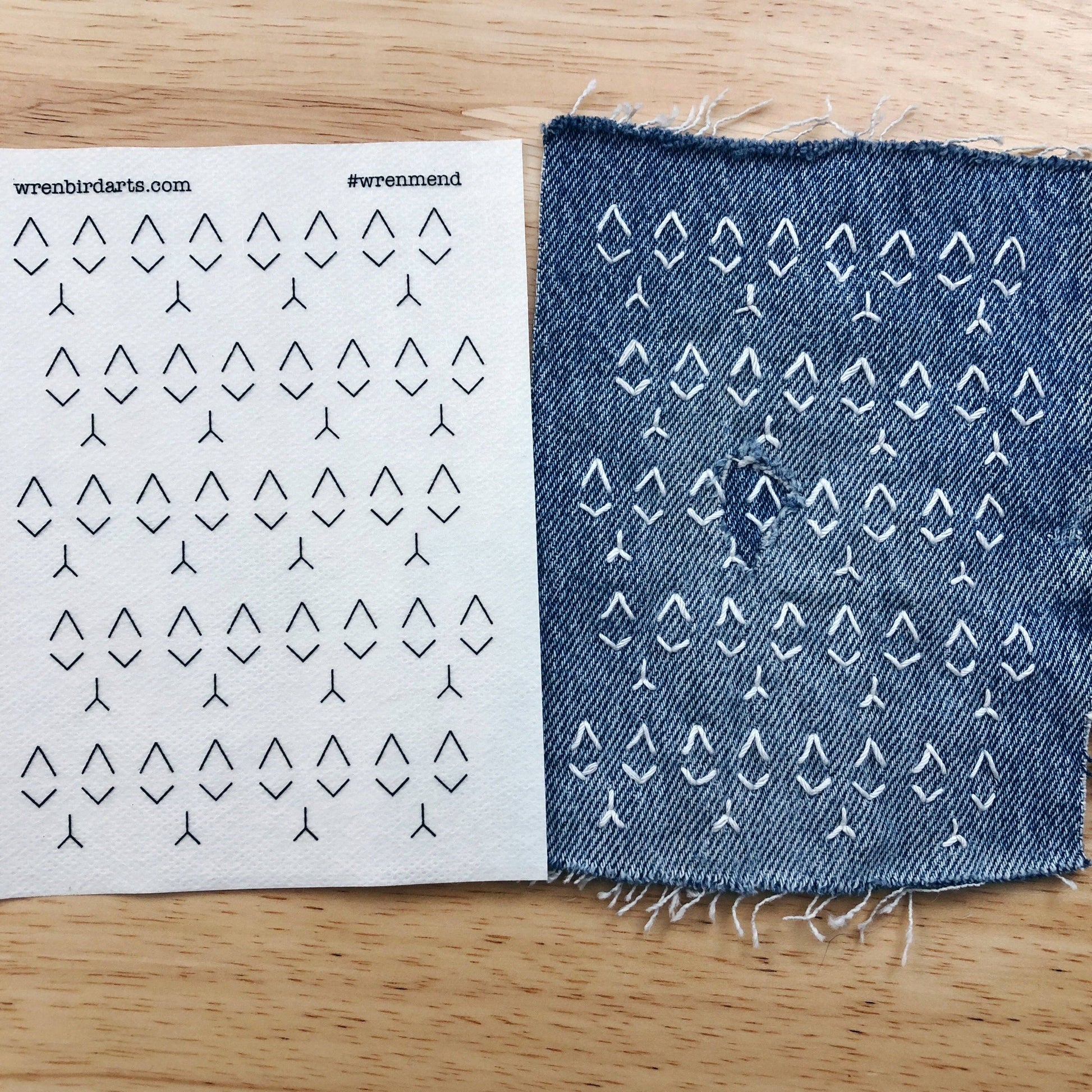 Washable Mending Transfers Set Cat Patterns - SLOLife Studio & Mercantile